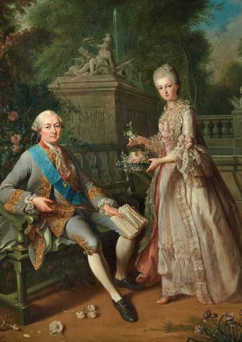 Jean-Baptiste Charpentier, dit le Vieux, Le duc de Penthièvre et sa fille 1768