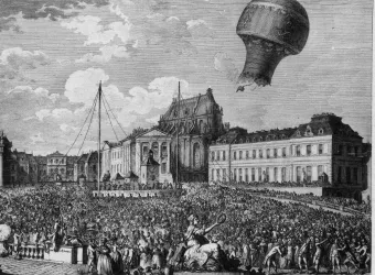 Expérience aérostatique faite à Versailles le 19 septembre 1783 en présence de Leurs Majestés par Mrs de Montgolfier