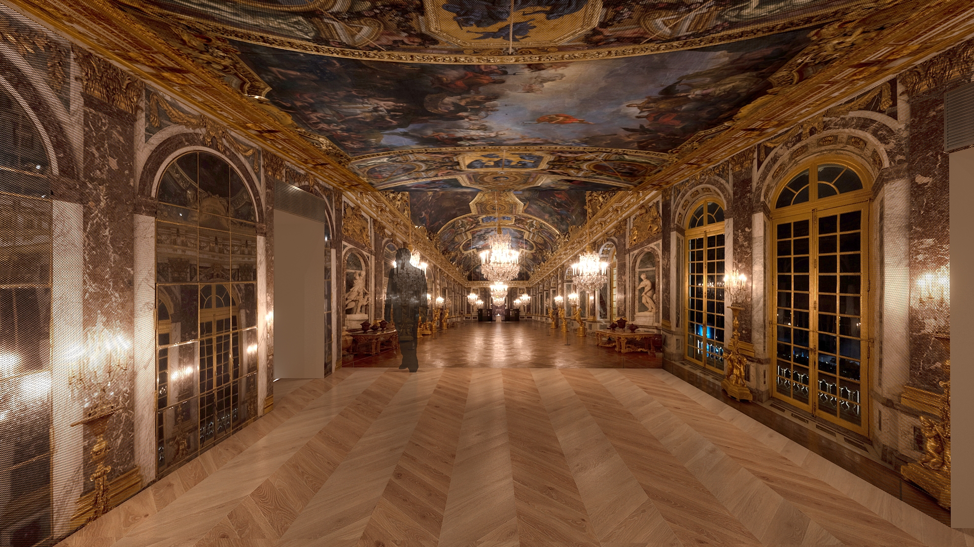 Внутри Шато де Версаль