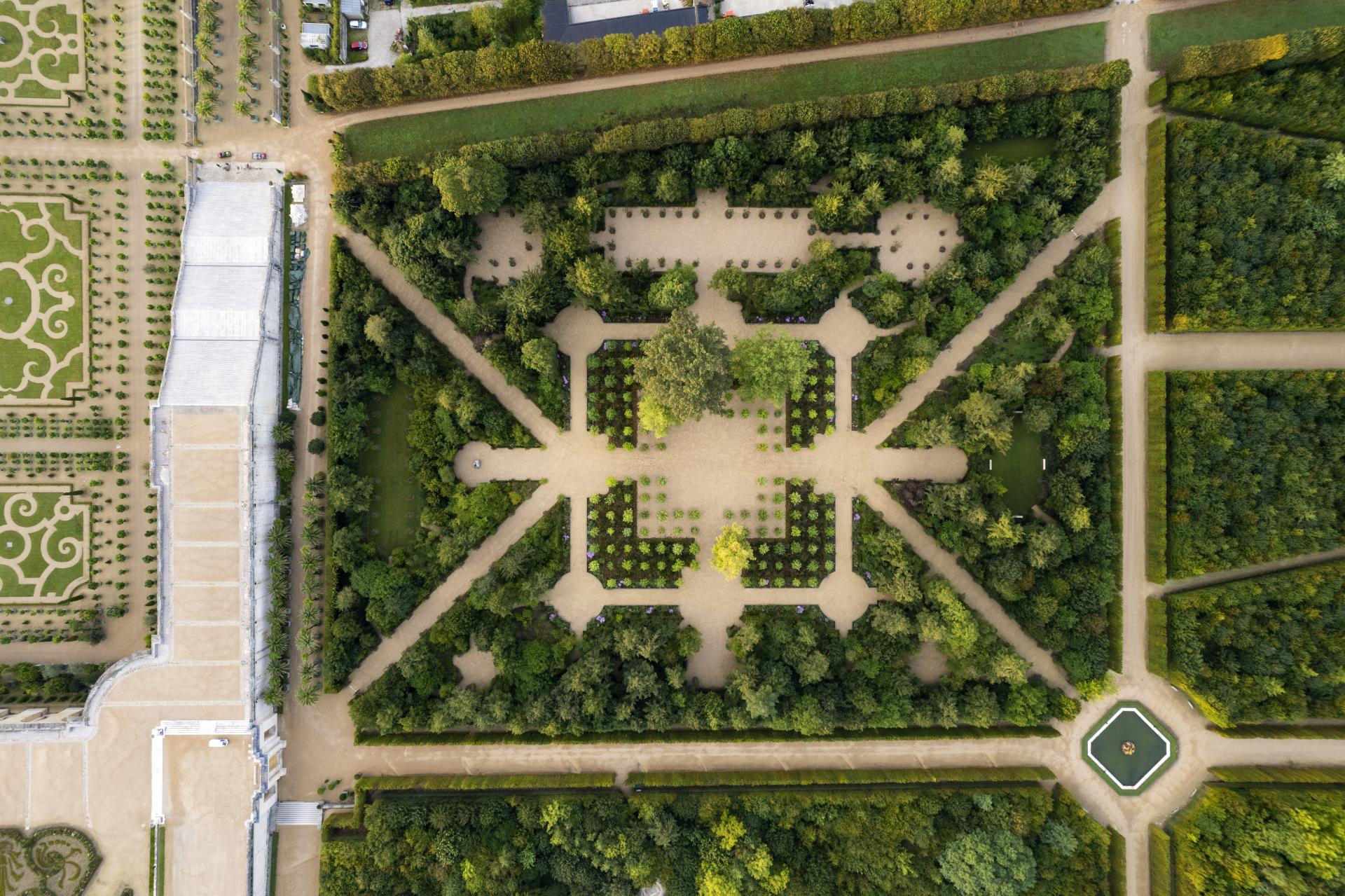 Versailles Map of the gardens & parc