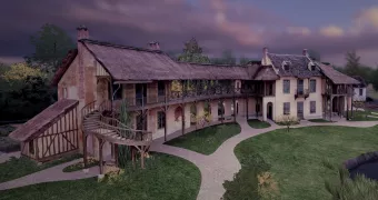 virtual view of the Queen's house in Marie-Antoinette's estate