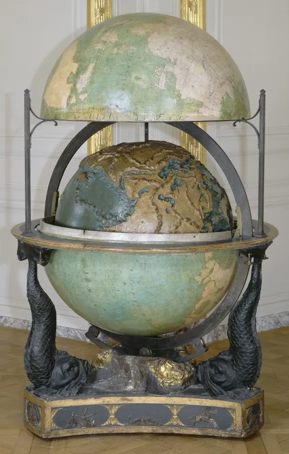 Globe terrestre, Edmé Mentelle, 1786-1788