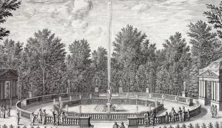 Versailles, “capital” of the kingdom, 1682