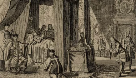 Death of Louis XIV, 1715