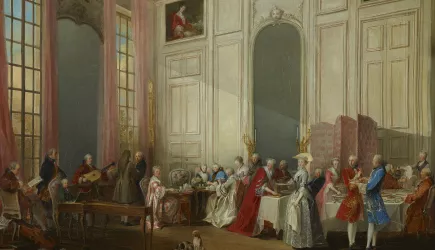 Visit from the child Mozart, 1763-1764