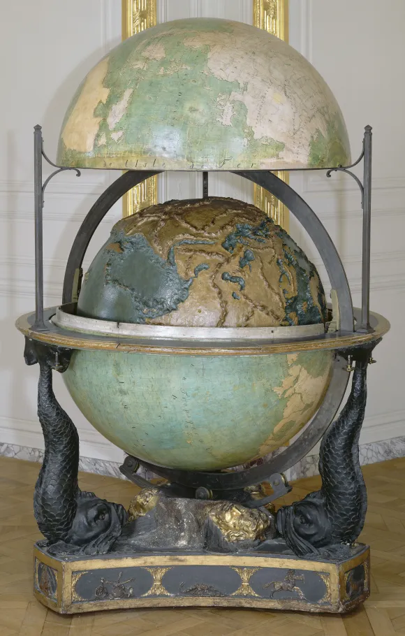 Globe terrestre, Edmé Mentelle, 1786-1788