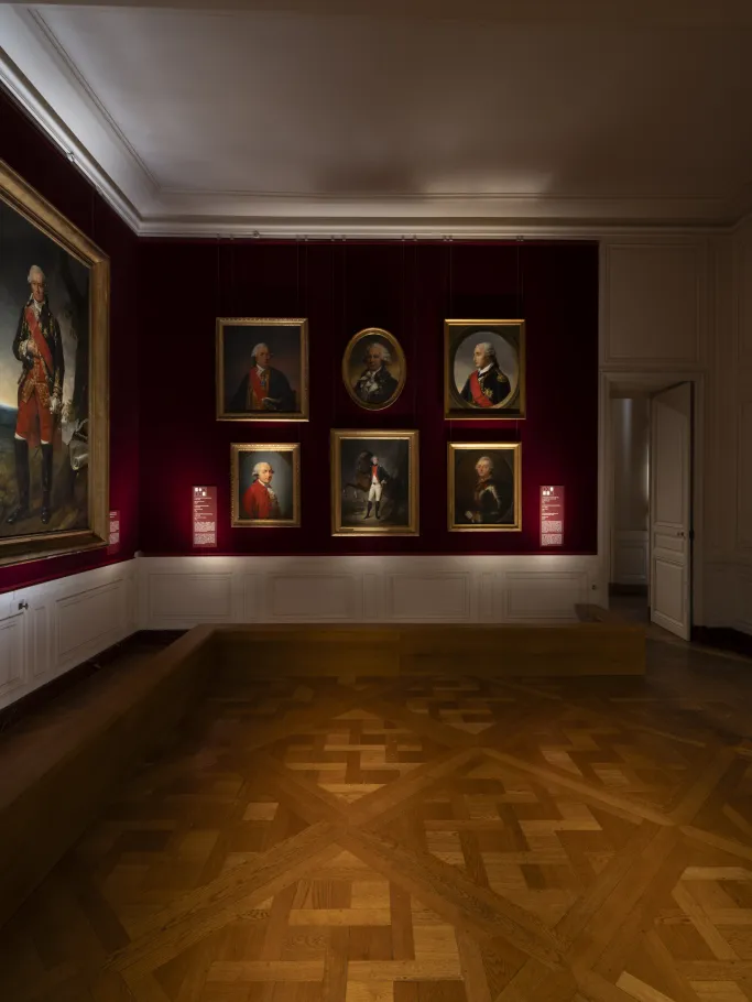 Room 2. Military campaigns of the War of Independence and on the leading French and American figures © EPV / Thomas Garnier