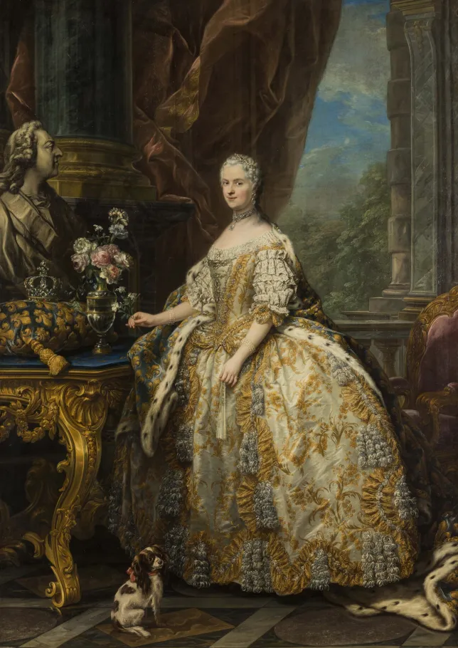 Marie Leszczynska, reine de France, par Carle Van Loo