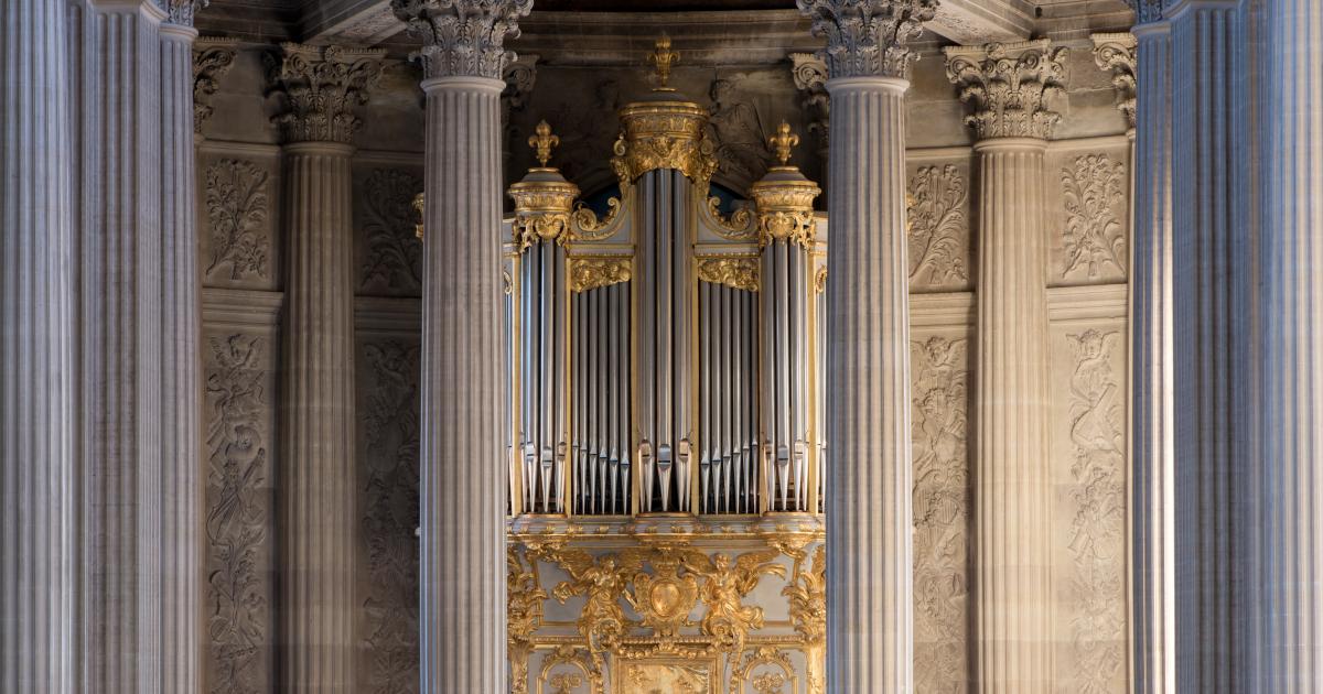 The Great Organ Of The Royal Chapel Palace Of Versailles