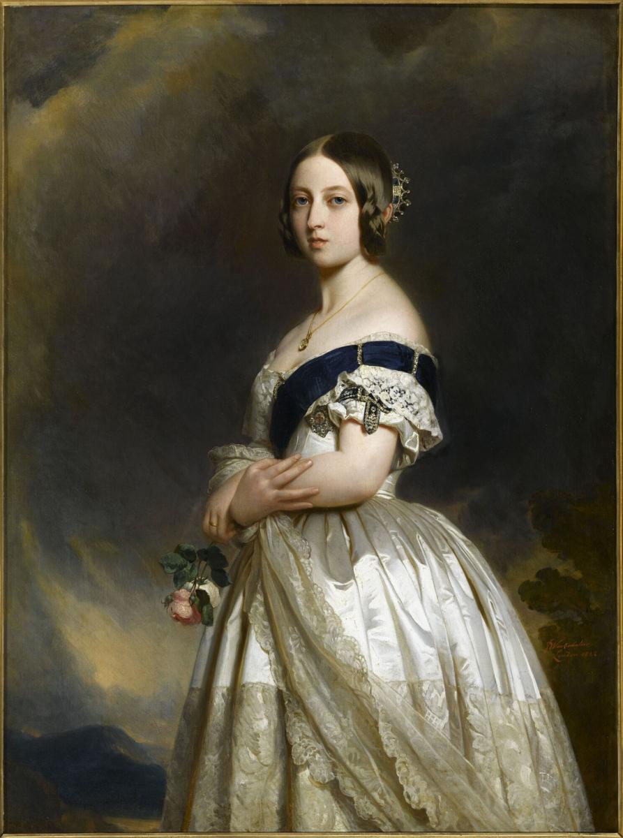 Eugenie de Montijo, Empress of France by Franz Xavier Winterhalter