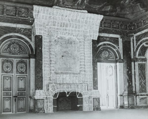 Protection de la cheminée du Salon d’Hercule